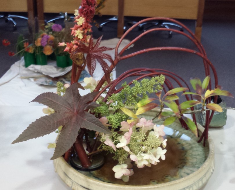 Ikebana arrangement